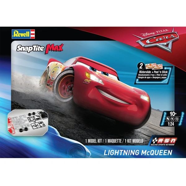 CARS Lightning McQueen 1/24 SNAP Model Kit 851988