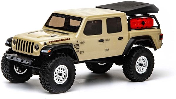 Axial 1/24 SCX24 Jeep JT Gladiator 4WD Rock Crawler Brushed RTR Beige AXI00005T1