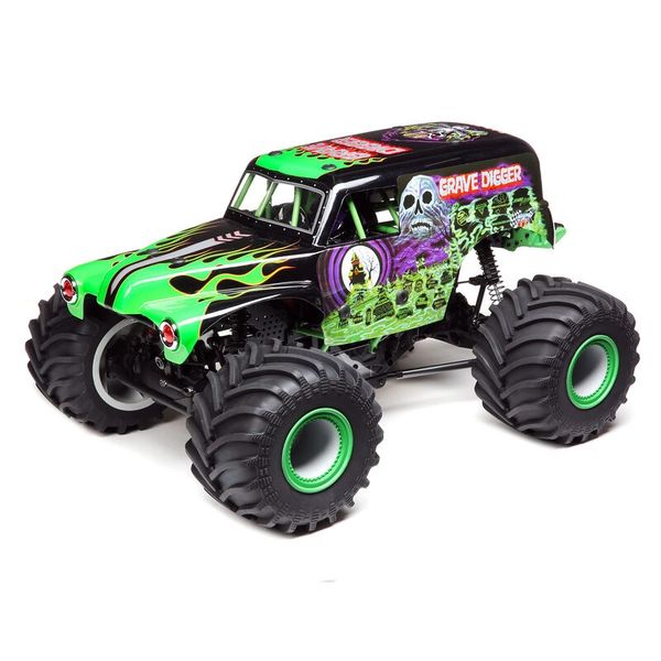 LMT 4WD Solid Axle Monster Truck RTR, 1/8 Grave Digger