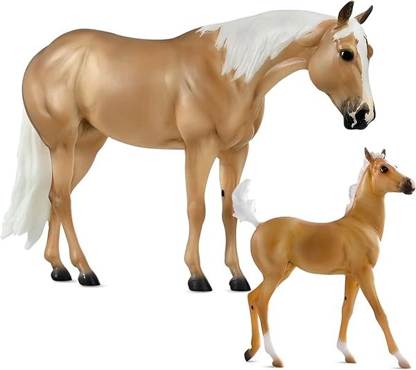 Breyer Ebony Shines Horse & Foal 1872