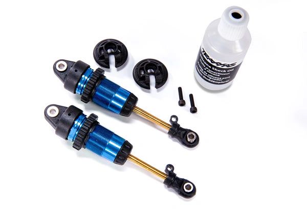 Shocks GTR Long Anodized Assembled (no springs) 7461