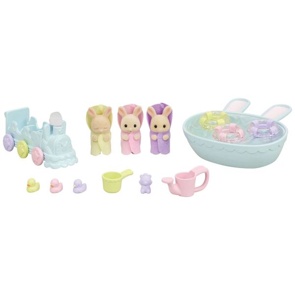 Triplets Baby Bathtime Set Calico Critters #CC2076