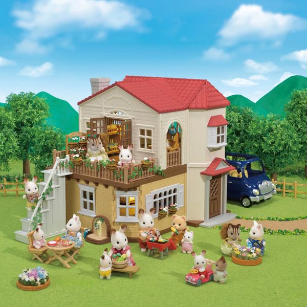 Red Roof Grand Mansion Calico Critters #CF1872