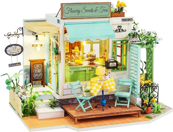 Rolife Flowery Sweets & Teas Miniature House Kit DG146