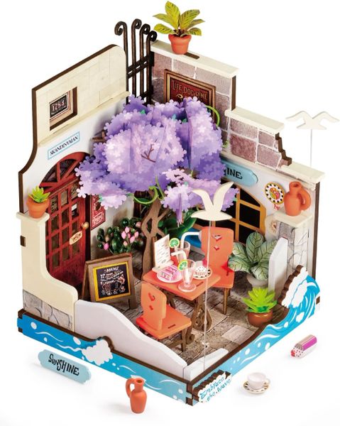 Rolife Sea Holiday Restaurant Miniature House Kit DS039