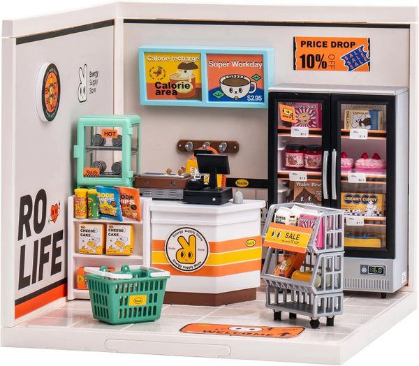 Rolife Super Creator Energy-Supply Store Miniature House Kit DW002