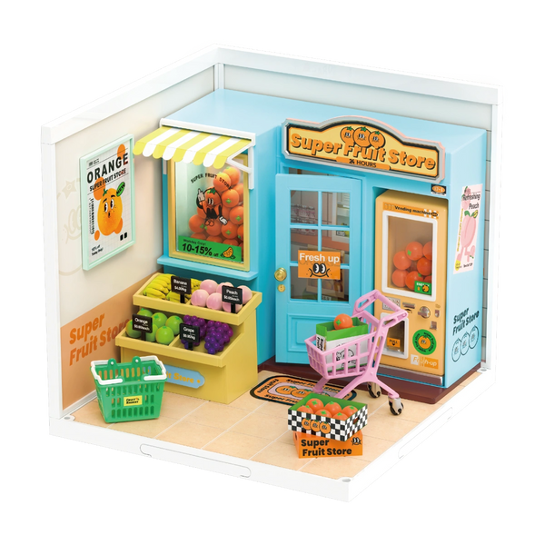 Rolife Super Creator Daily VC Fruit Store Miniature House Kit DW003