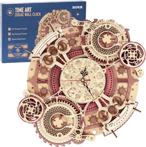 Rokr Time Art Zodiac Wall Clock LC601