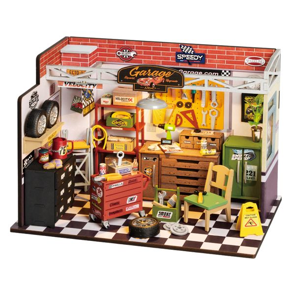 Rolife Garage Workshop Miniature House Kit DG165