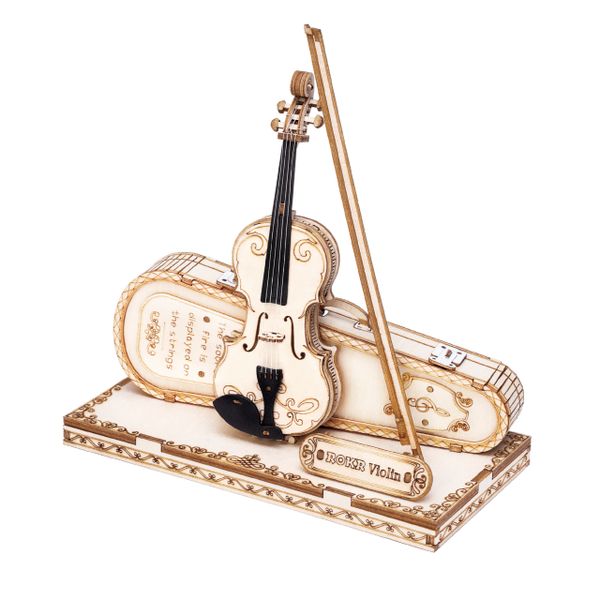 ROKR Violin Capriccio Model 3D Wooden Puzzle TG604K