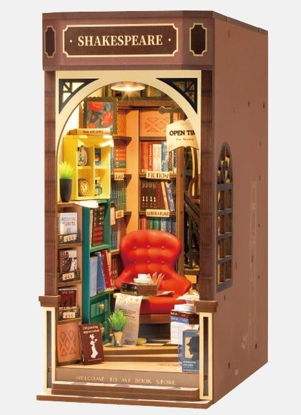 Rolife Bookstore DIY Book Nook Shelf Insert Kit TGB07