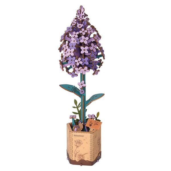 Rowood DIY Wooden Lilac 3D Wooden Puzzle TW021