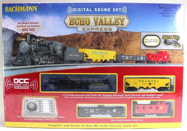 Bachmann Echo Valley Express HO RTR Electric Train Set w/Sound Value Loco (BAC0825)