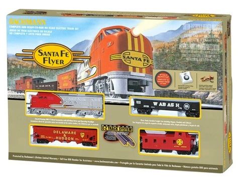 Bachmann Santa Fe Flyer Ho Train Set 647