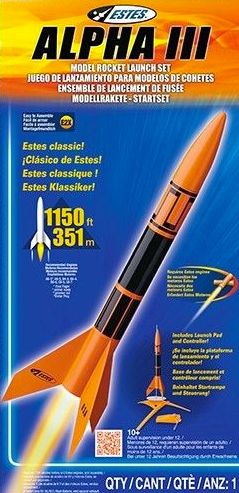 Alpha III Launch Set E2X Easy-to-Assemble (EST1427)