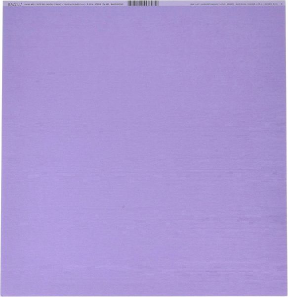 Bazzill Fourz Cardstock 12"X12" Wild Pansy