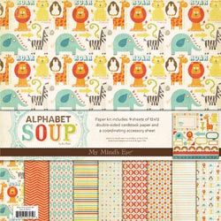Alphabet Soup Boy My Mind's Eye Paper Kit