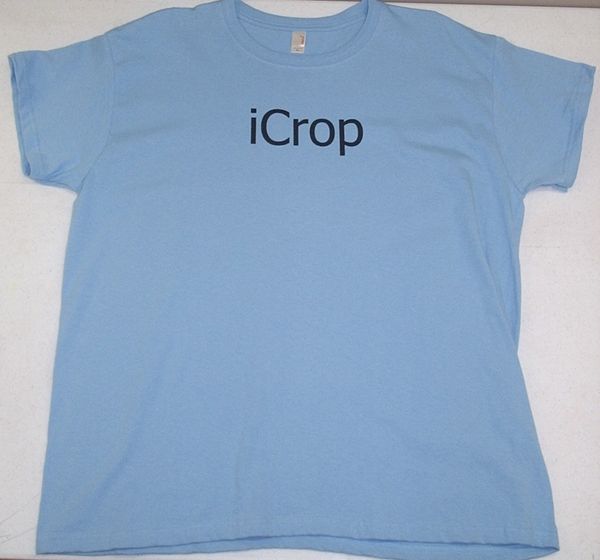 iCrop XL Blue T-shirt