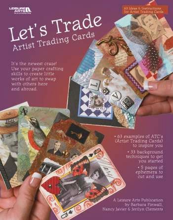 Let's Trade Artist Trading Cards Book by Leisure Arts