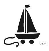 Lasting Impressions S725 - Pull Toy/Sail Boat