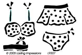 Lasting Impressions L9307 - POLKA DOT BIKINI