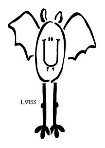 Lasting Impressions L9153-Long Legged Bat