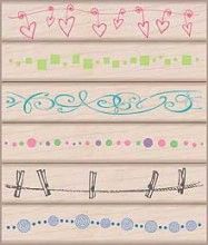 Hero Arts-Embellishment Borders Stamps Set