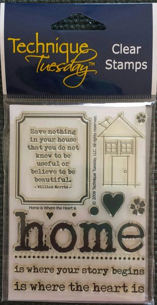 Technique Tuesday-Home is Where the Heart Is Stamp Set