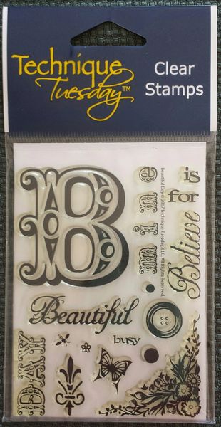 Technique Tuesday-Beautiful Day Stamp Set