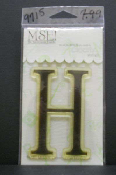 MSE-Classic Upper Monogram Stamp Letter H