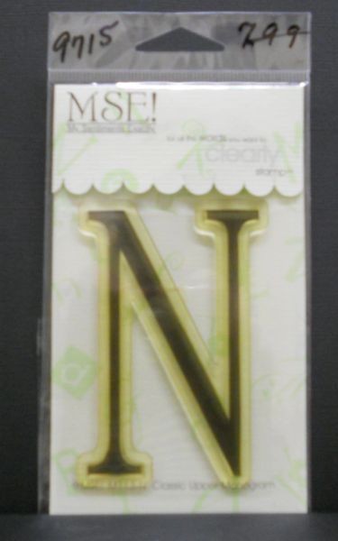 MSE-Classic Upper Monogram Stamp Letter N