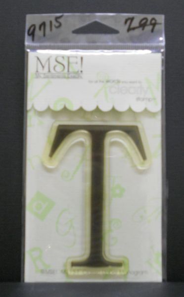 MSE-Classic Upper Monogram Stamp Letter T