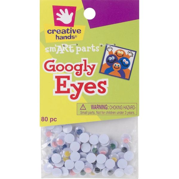 Glue-On Googly Eyes 7mm 80/Pkg