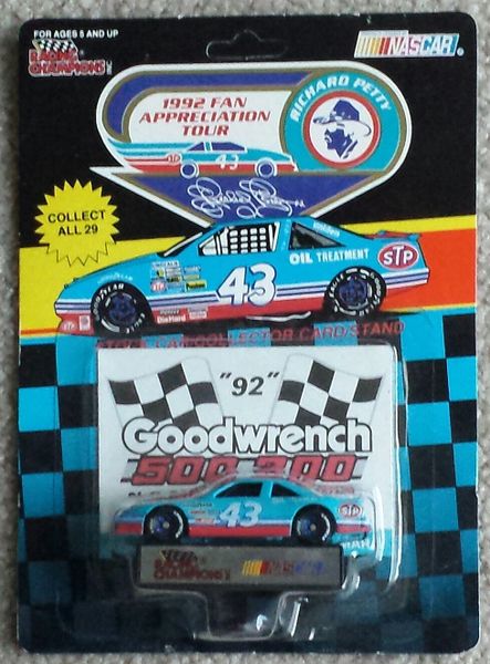 1992 RICHARD PETTY #43 -FAN APPRECIATION TOUR GOODWRENCH 500 TRACK CAR