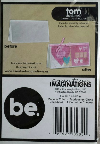 Creative Imaginations Checkbook Cover
