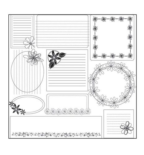 LUXE - TO DIE FOR JOTTERS - FLORAL I - LUXE DESIGNS | Mine by Design Studio