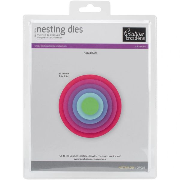 Couture Creations Nesting Dies-Circle