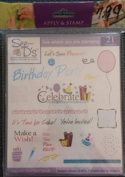 See D's-Birthday Bash Stamp Set