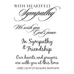 My Sentiments Exactly Clear Stamps-Sympathy Sentiments