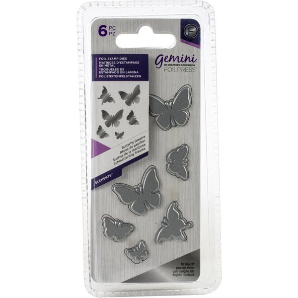 Gemini Foilpress Stamp Die Elements Butterfly Dreams
