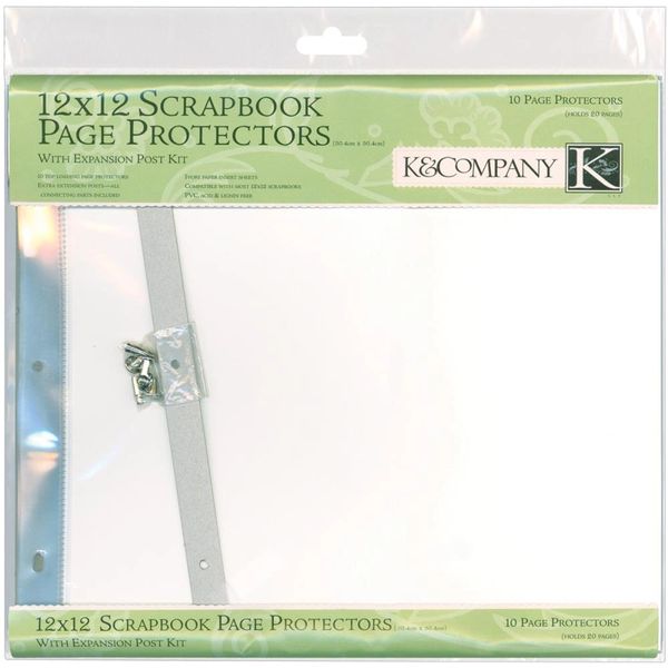 K & Co Scrapbook Refill Pages 12"x12"