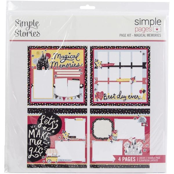 Simple Stories Simple Pages Page Kit - Magical Memories
