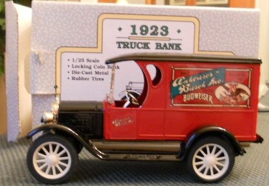 Anheuser-Busch Budweiser 1923 Truck Bank ERTL Die Cast Metal