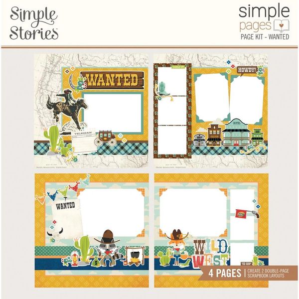 Simple Stories Simple Pages Page Kit - Wanted