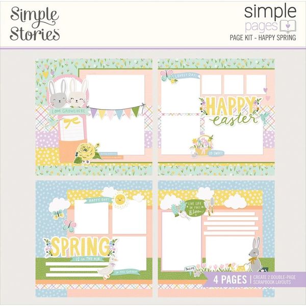 Simple Stories Simple Pages Page Kit - Happy Spring