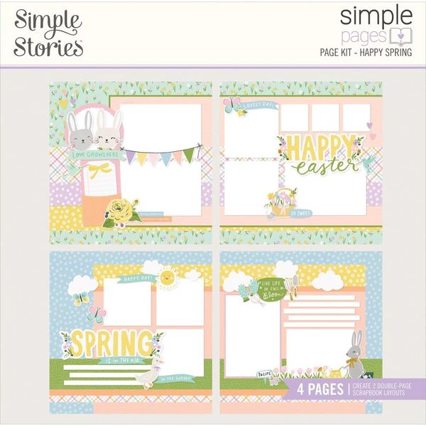 Simple Stories Simple Pages Page Kit - Happy Spring