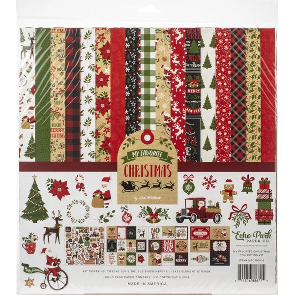 Echo Park Collection Kit 12"X12" -My Favorite Christmas