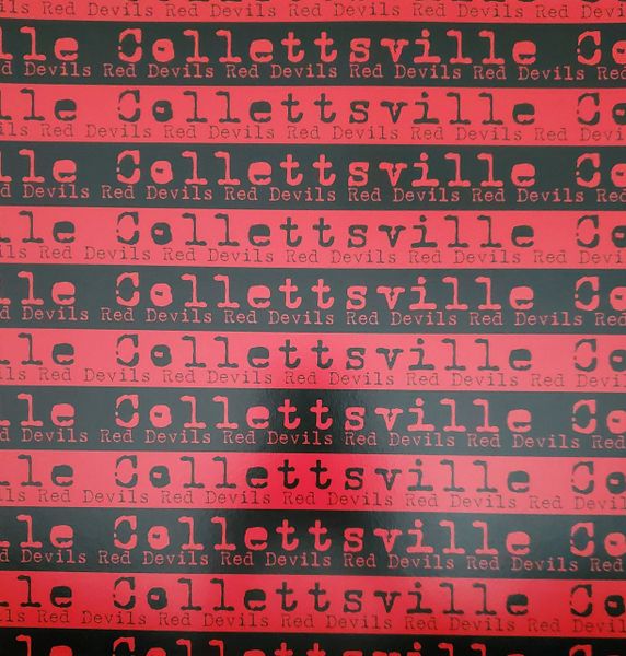 Collettsville School Paper Red Black