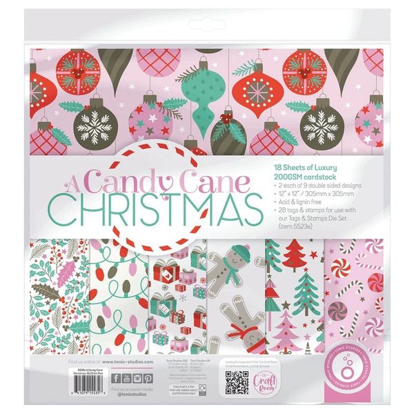 Tonic Studios Art Pad A Candy Cane Christmas