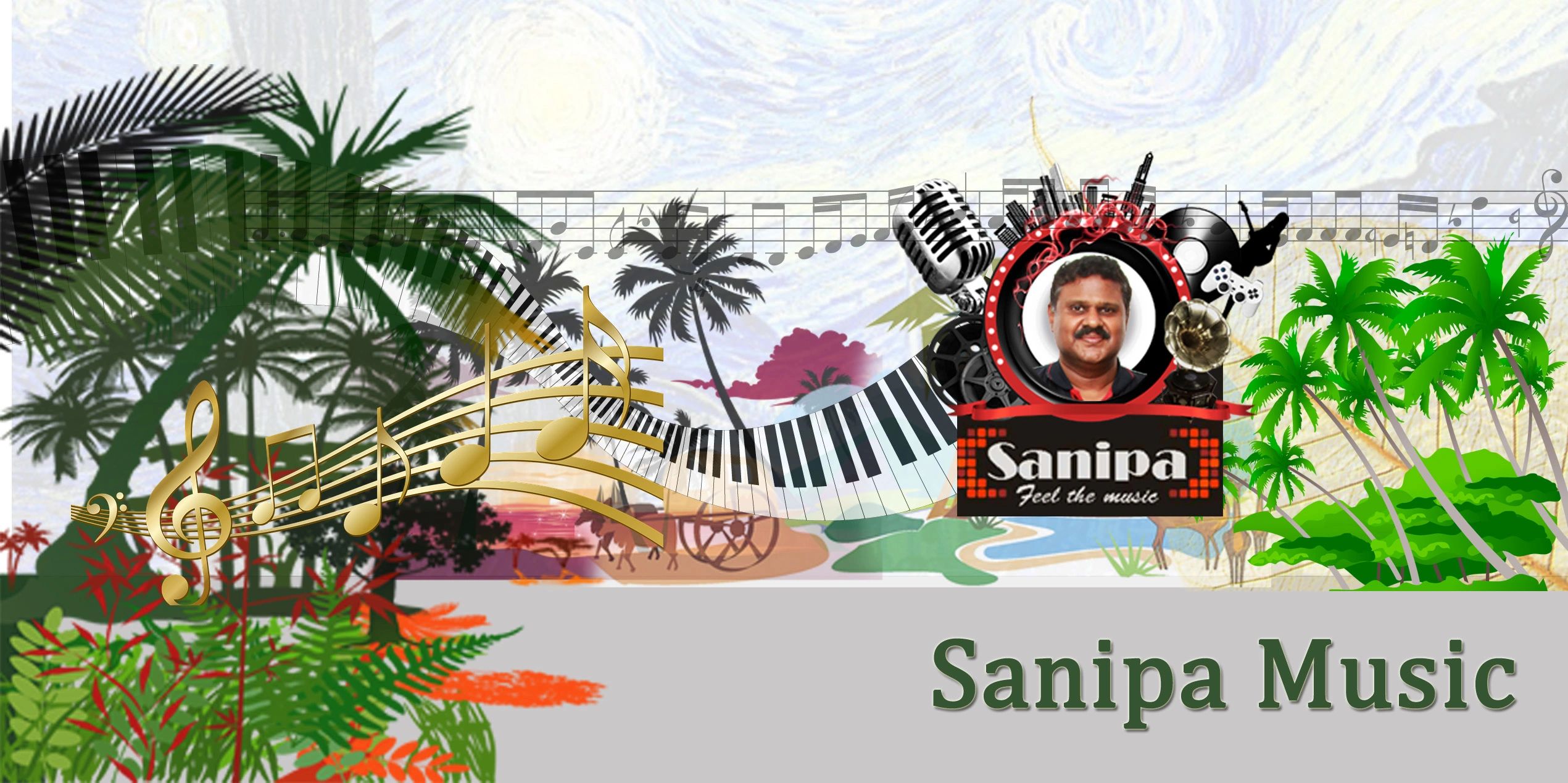 Sanipa Music : Malayalam melody songs facebook cover 2019